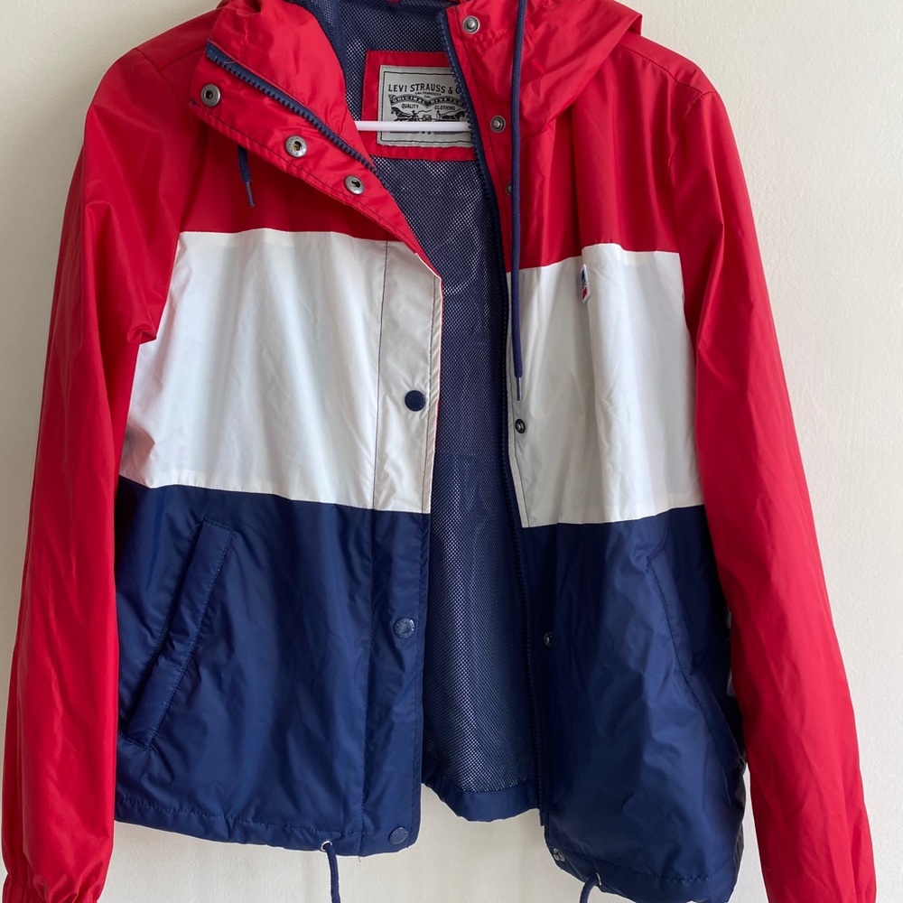 Levi rain coat